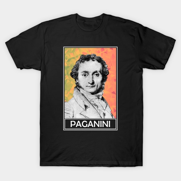 Niccolo Paganini T-Shirt by TheMusicophile